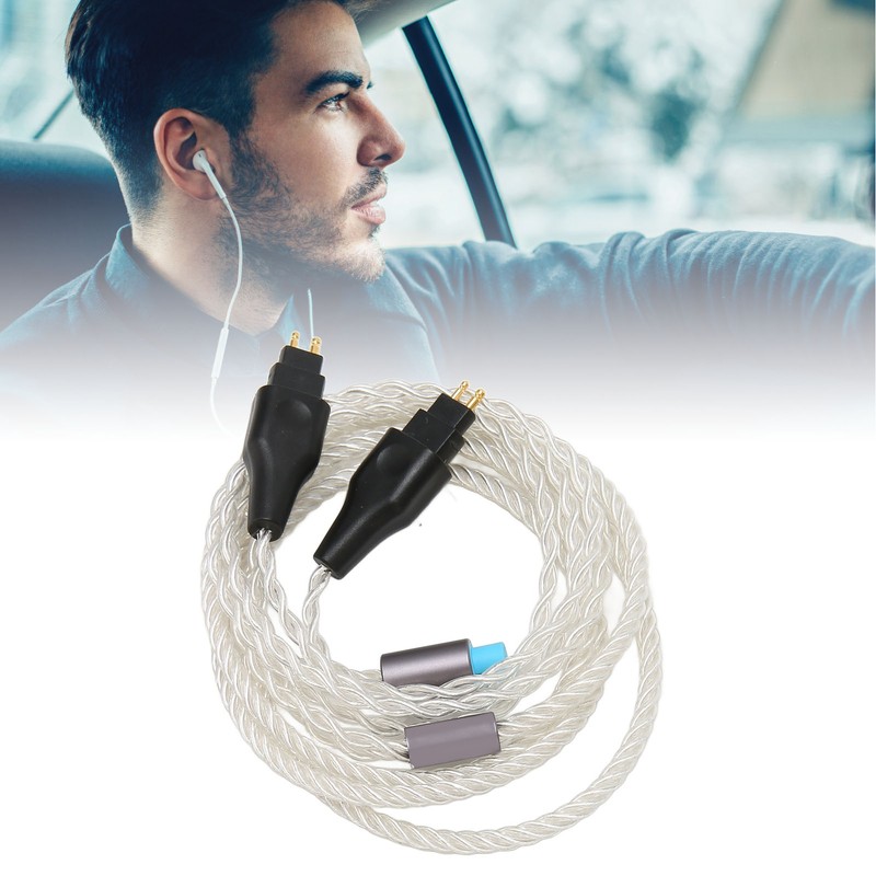 2 Pin Sound Cable 4 Core Silver Plated Copper 3
