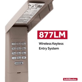 LiftMaster 877LMMC (877LM w Latest firmware) - Wireless Keyless Entry only for GDOs with Yellow Learn Button