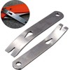 Mini Crank Crowbar, Stainless Steel Mini EDC Pry Bar Keychain