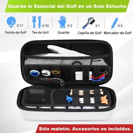 YOREPEK Estuche Organizador de Accesorios de Golf, Blanco