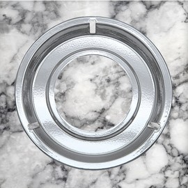 RANGE KLEEN RGP-300 Chrome Range Round Pan/Orange Label (8.26")