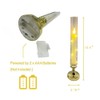 4 Pcs Flameless Candle with Remote Timer, Flickering Battery Operated