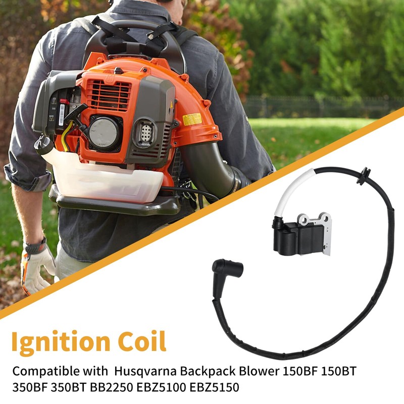 Aynaxcol Ignition Coil 502846401 Replacement for Husqvarna Backpack Blower 150BF