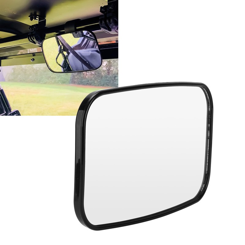 UTV Rearview Mirror Clear Panoramic ABS Glass Universal Modification for