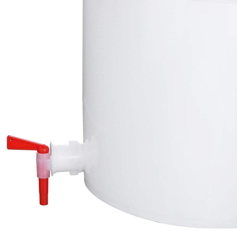 U.S. Solid 2-Pack Plastic Fermenter - 6.5 Gallon Food-Grade Fermenting
