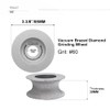 SHDIATOOL Diamond Profile Grinding Wheel 3-3/8 Inch, Height 30mm Half-Round