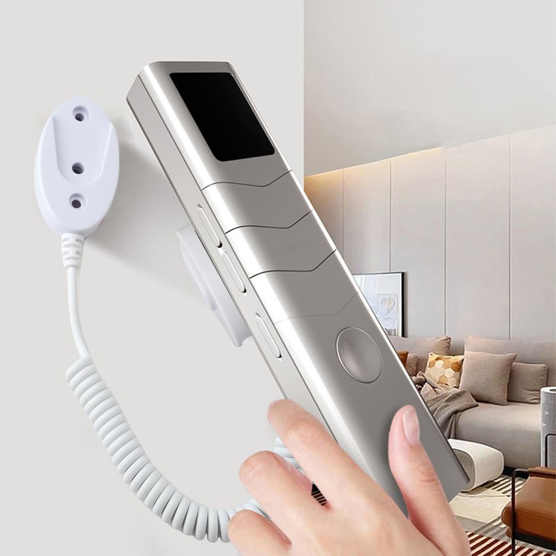 Magnetic Remote Leash Control Holder with Security Cable, Retractable Tidy