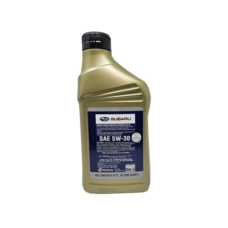 Genuine SUBARU Oil Change Kit Filter Gasket 6 Qts Synthetic
