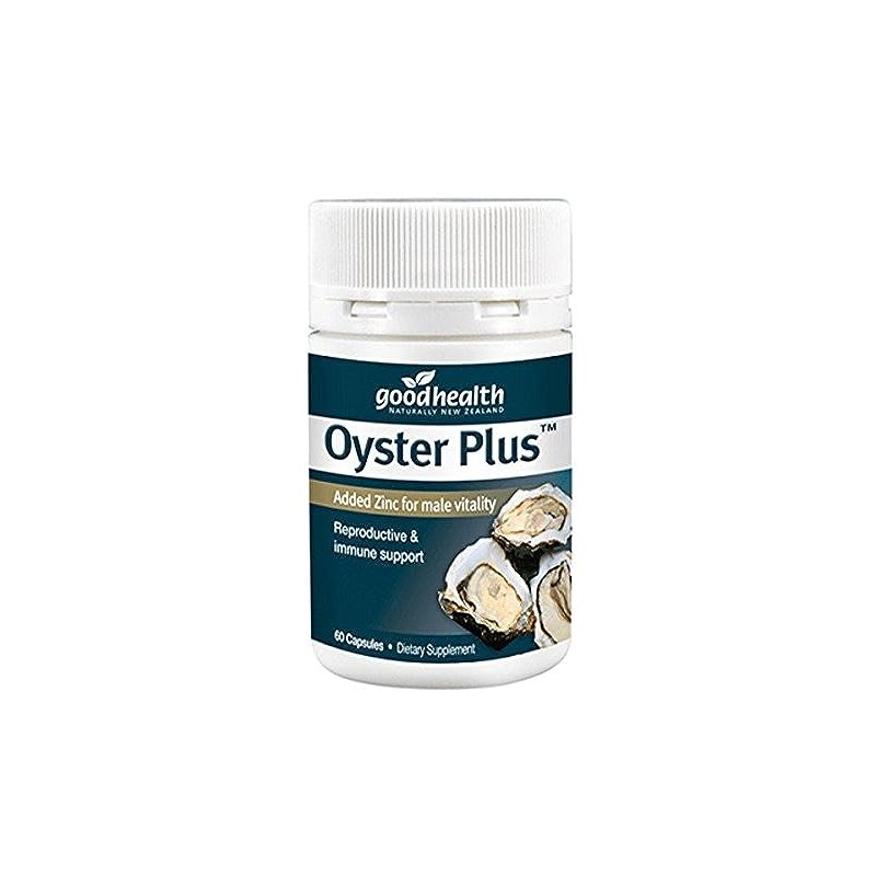 Goodhealth Zinc Plus Oyster Extract – 60 Capsules – Natural