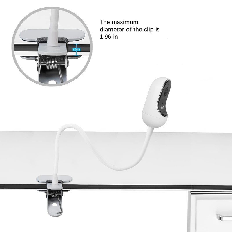 HOLACA 40cm Adjustable arm Clamp Bracket for Owlet Baby Monitor