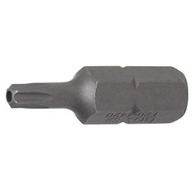 BGS T20 Bit with Hole, 30 mm long, 5/16-Inch Drive, 1 Piece, 4420