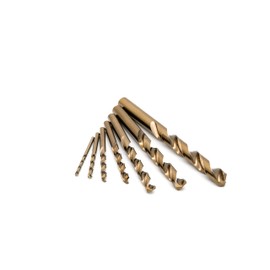BaerCoil BAER HSSE Twist Drill Bit Set M 3 - M 12 - Made of High-Alloy HSSE/Cobalt Steel - Core Hole Drill Set, Steel Drill - Iron Drill - Drilling