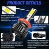 SHENKENUO LED Headflight For Can-Am Defender HD5 HD8 HD10 Combo