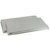 Reston Lloyd Rectangular Burner Cover, Steel, Set of 2, Stainless