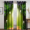 ANAZOZ Curtain Panel with Grommets,2 x 34W x 45H IN,Thermal