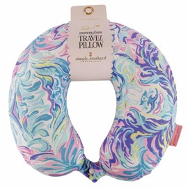 Simply Southern Memory Foam Travel Neck Pillow (Watercolor)