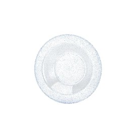 EcoQuality 5 oz Blue Round Plastic Bowl with Glitter Design – Elegant & Disposable Tableware for Parties, Desserts, Snacks & Catering – Weddings, Birthdays, Events – Durable & Stylish Design (40)