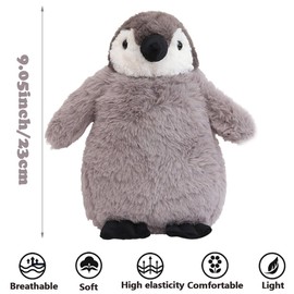 ZPSOSPZ Penguin Plush Toys,Simulation Penguin Plush Doll,Cute Penguin Doll,Animal Soft Stuffed Toy,Kawaii Penguin Soft Toy,Cartoon Plush Pillow for Childrens Collectable Gifts Home Decoration(23CM)
