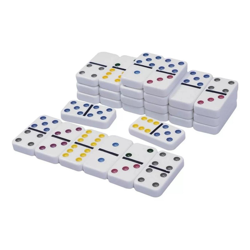 Novelty Juego De Mesa Novelty Domino Doble 6 Con 28