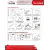 Visionis VS-ZL-SS1500 L and Z Bracket for 1500lbs Outdoor Gate