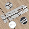 8 Pack Door Latch Sliding Bolt Locks - 3'' and