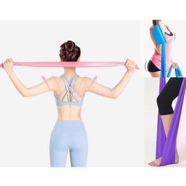 ZningEsxi Stretching Assist Resistance Band 1pc Pull Up Workout Training Power Bands Elastique Entrainement for Women Yoga Exercise Body(Purple)