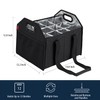 LUILANC Collapsible 12 Bottle Wine Carrier - Reusable Portable Storage