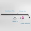 OFFO Shower Arm with Flange, 24 Inches Wall Mount Replacement