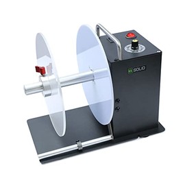 U.S. Solid Automatic Label Rewinder Machine, 1"/1.5"/3" Core Holder, Max Label Width 4.72", Bidirectional Rewinding