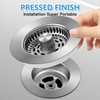3-in-1 Stainless Steel Kitchen Gadget, JOMST Kitchen Sink Drain Strainer