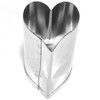 Kanda 078109 18-8 Stainless Steel, Extracted, Heart, Medium, #2, Commercial