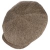 Stetson Hatteras Undyed Wool Flat Cap - Multicoloured Hat -