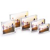 HESIN 6"X8"Clear Acrylic Magnet Photo Frame, Double Sided Picture frame