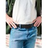 Ymmchy Men's Elastic Fabric Belt, Braided Stretch Belt, Stretchy Belt,