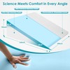 DiffPacky 12 inch Bed Wedge Pillow for Sleeping, Reading &