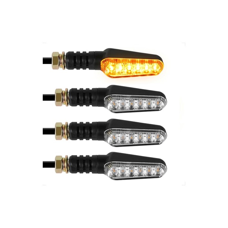 evermotor LED Indicator Motorcycle, 12 V 2.4 W, Pack of
