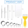 KBNIAN Acrylic Clay Roller Set, Acrylic Clay Rolling Pins, Clay