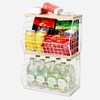 Mefirt Fruit Basket, 2-Tier Bowl for Kitchen Counter, Stackable Wall