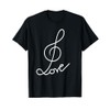 Clef for Women Children Young Men Music School Piano T-Shirt