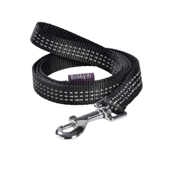 Bobby Safe Hundeleine für mittelgroße Hunde, reflektierend, strapazierfähig, mit Sicherheits-Karabiner