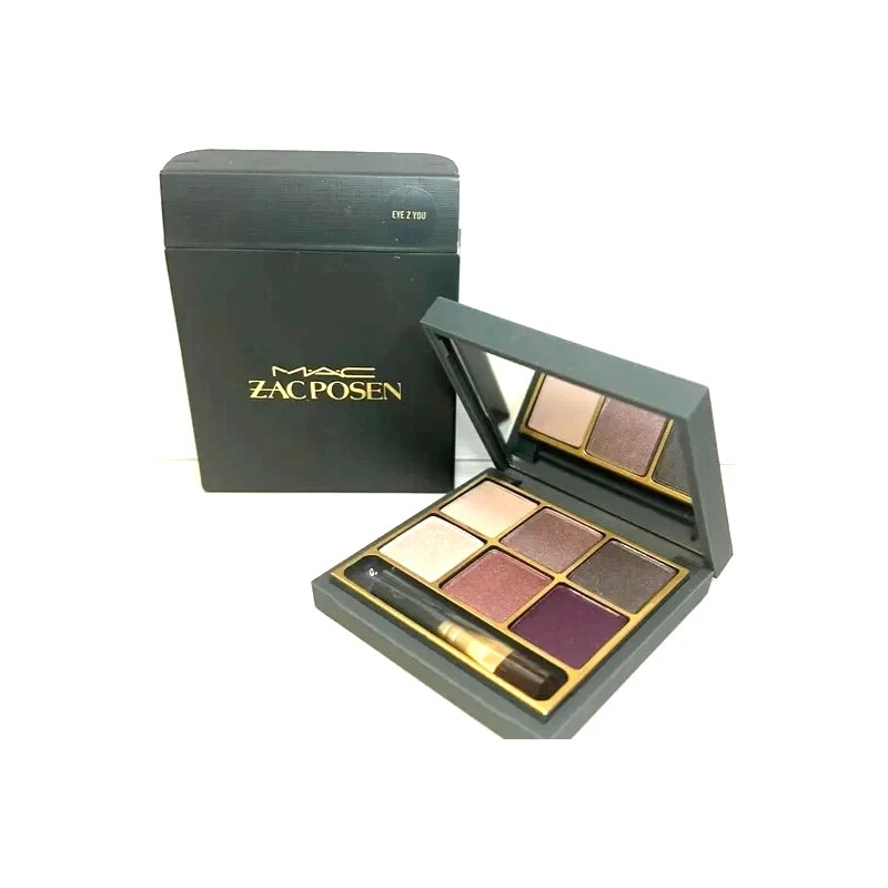 M·A·C Mac ZacPosen Eyeshadow Palette "Eye Z You" X6- WITH