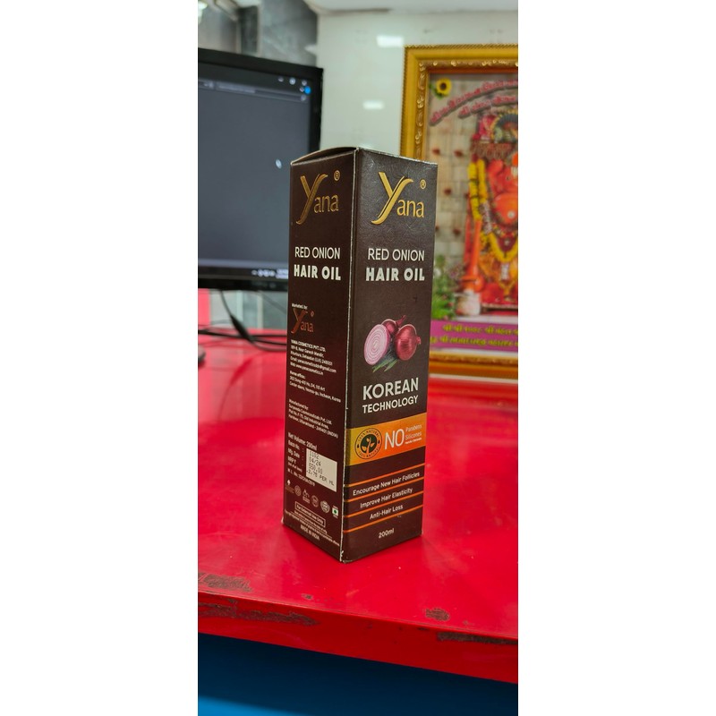 Yana Yana Red Onion Hair Oil For Hair longer By
