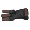 Archery Glove Finger Tab Accessories Three Finger Guard PU Leather
