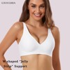 GXOULRRA Deep V Bras for Women Comfort Wireless Bras Bralettes