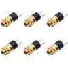 Surf turtle 3.5mm Female Stereo Panel Mount Jack Connector, 6Pcs