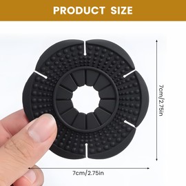 2pcs Car Wiper Arm Hole Protection Pad，Universal Car Windscreen Wiper Cover, Auto Exterior Accessories, Water Resistant Dustproof, Soft and Durable Windshield Wiper Protector for Most Cars