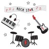 Lambs & Ivy Rock Star Musical Instruments Wall Decals/Stickers -