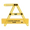 DXIA Angleizer Template Tool, Angleizer Measuring Ruler Multi-Angle, DIY Tools,
