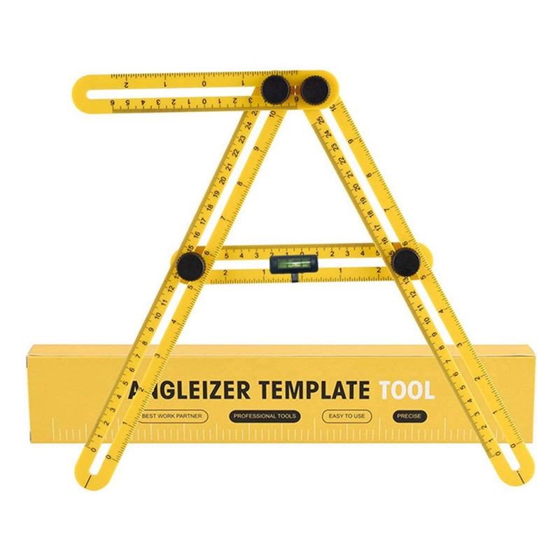DXIA Angleizer Template Tool, Angleizer Measuring Ruler Multi-Angle, DIY Tools,