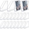 6 Pcs Clear Acrylic Magazine File Holder Plastic Desk Organizer